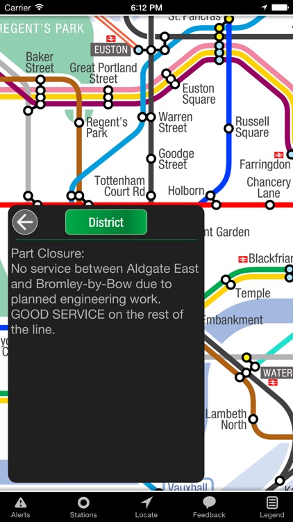 KickMap London Tube screenshot-3