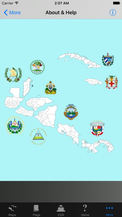 Central America state maps screenshot-4