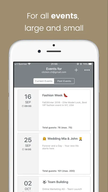 Eventor.app | Guest List