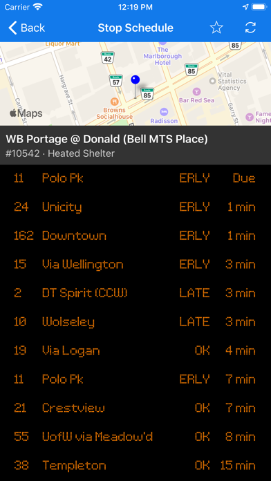 Winnipeg Bus Live Screenshot