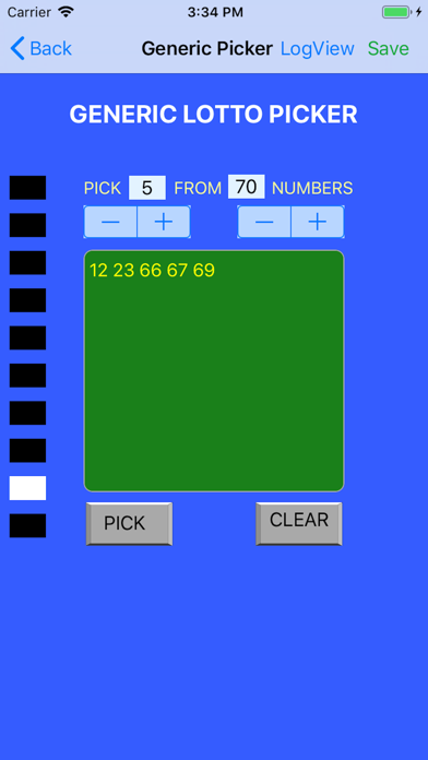 LottoPicker screenshot 2