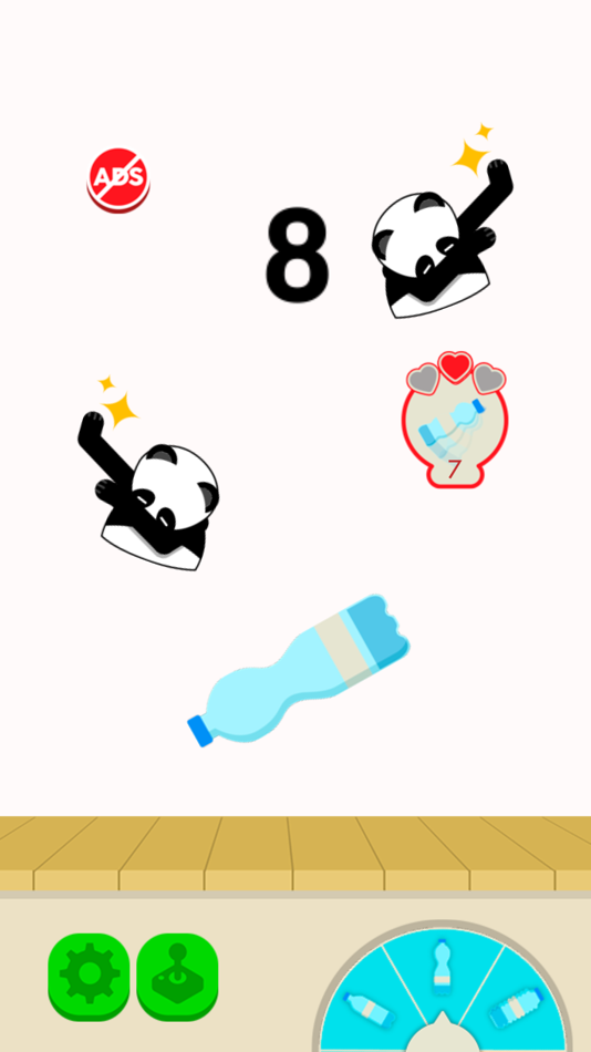#4. Bottle Flip Challenge - PANDA (iOS) 由: Pupgam Studios