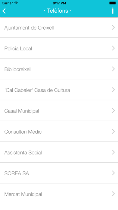 Creixell APP Screenshot