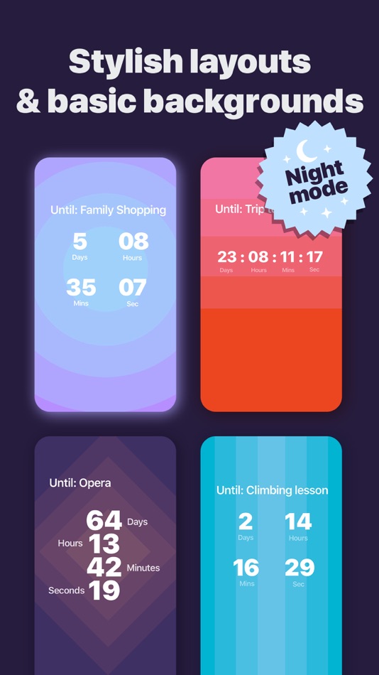 #4. Countdown: Event Widgets (iOS) 게시자: POKET APPS, OOO