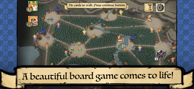 Zrzut ekranu głównej gry planszowej