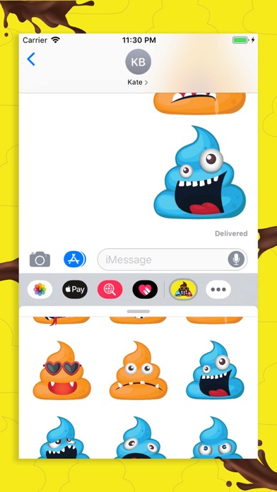 Monster Poopy Emoji screenshot 3