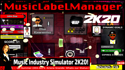 Screenshot #1 pour Music Label Manager 2K20