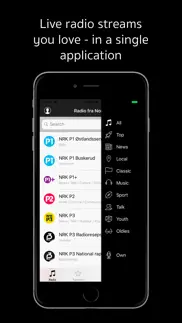 radio fra norge iphone screenshot 1