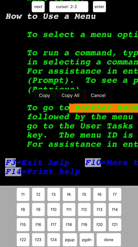 TN5250 screenshot 4 of 6