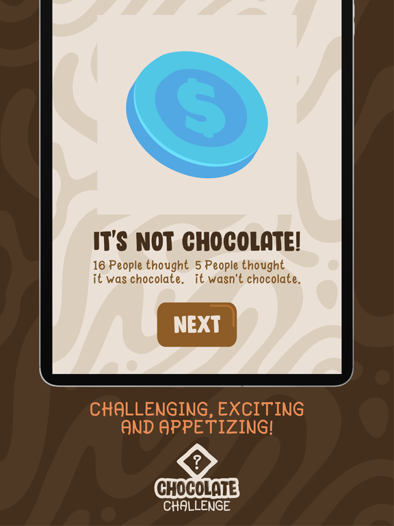 Chocolate Challenge iPad screenshot 5 - Entertainment app