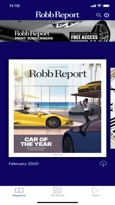 Robb Report Magazine Screenshot