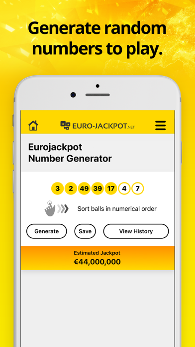 Eurojackpot Screenshot