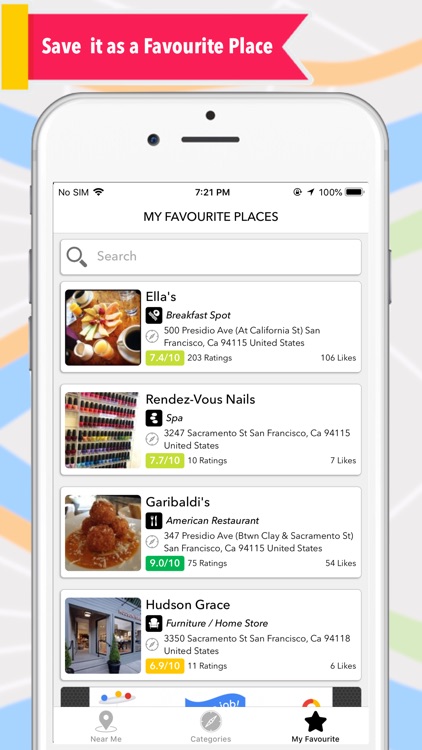 Find Places Nearby & Around Me