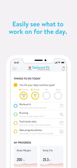 Game screenshot Tailored Fit Coaching mod apk