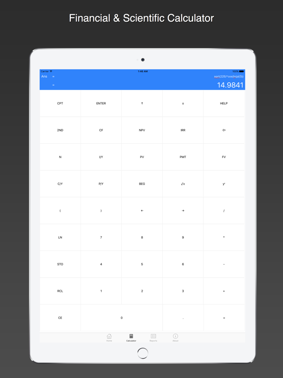 Screenshot #4 pour BA Financial Calculator Plus