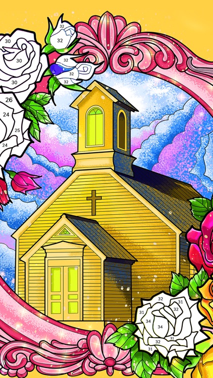 Bible Coloring Paint by Number screenshot-6