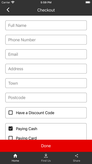 Delhicious Takeaway Screenshot