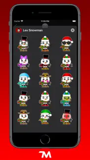 lex snowman stickers iphone screenshot 3