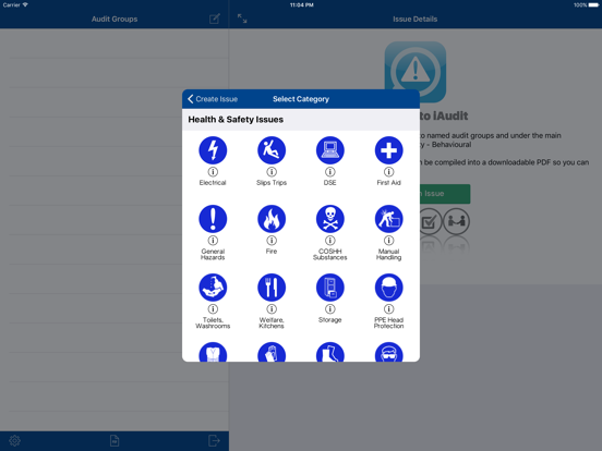 iAudit - Health & Safety Audit Screenshots