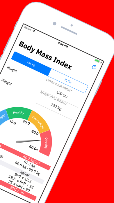 Body Mass Index (BMI) BMIApp+ screenshot 3