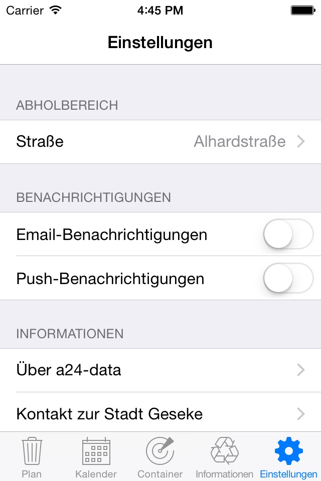 Abfall-App Stadt Geseke screenshot 4