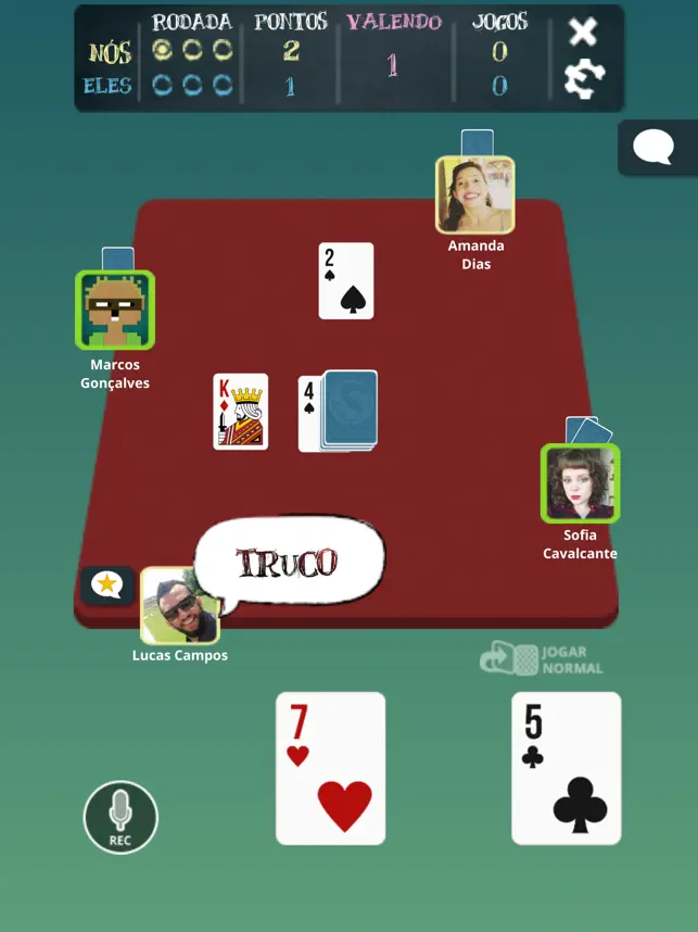 Captura 3 Truco Brasil - Truco online iphone