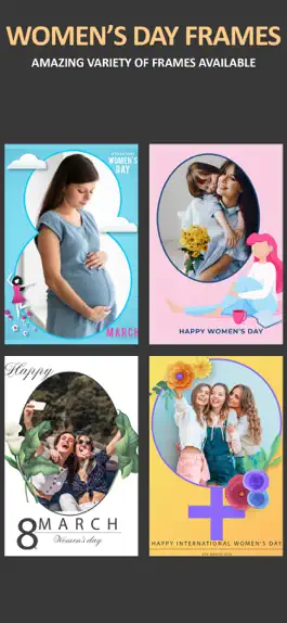 Game screenshot Women's Day Wishes-Photo Frame mod apk