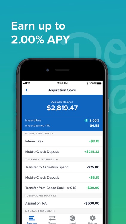 Aspiration Banking Services screenshot-4