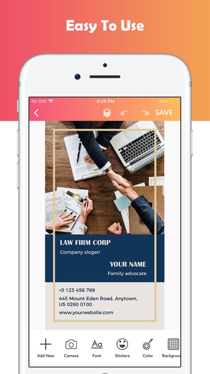 Business Card Maker - Designer screenshot-8