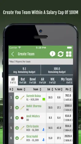 Game screenshot MyKhel CB Fantasy Cricket apk