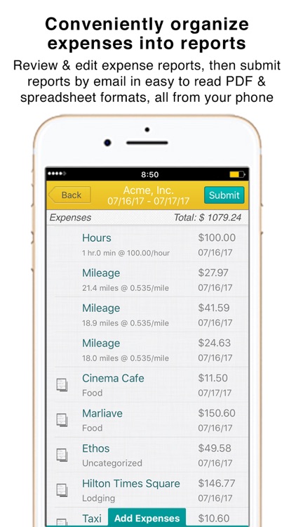 Falcon Expense Reports & Miles screenshot-4