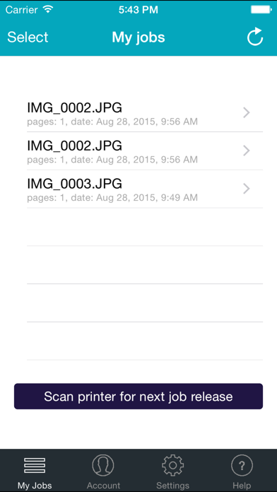 Print-Web for MobileIron Screenshot