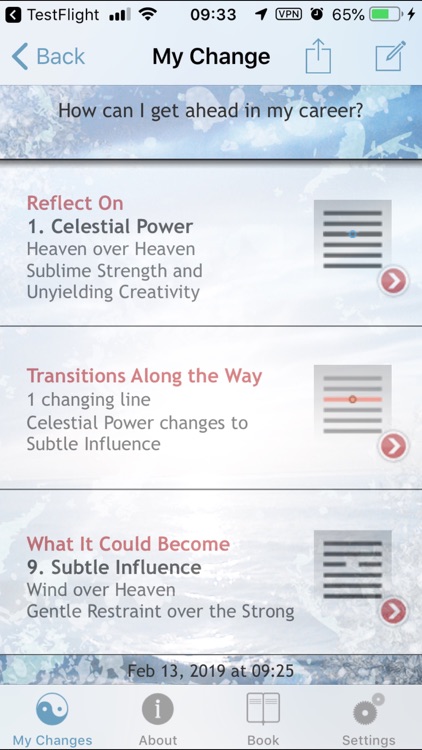 iChing Pocket App of Wisdom