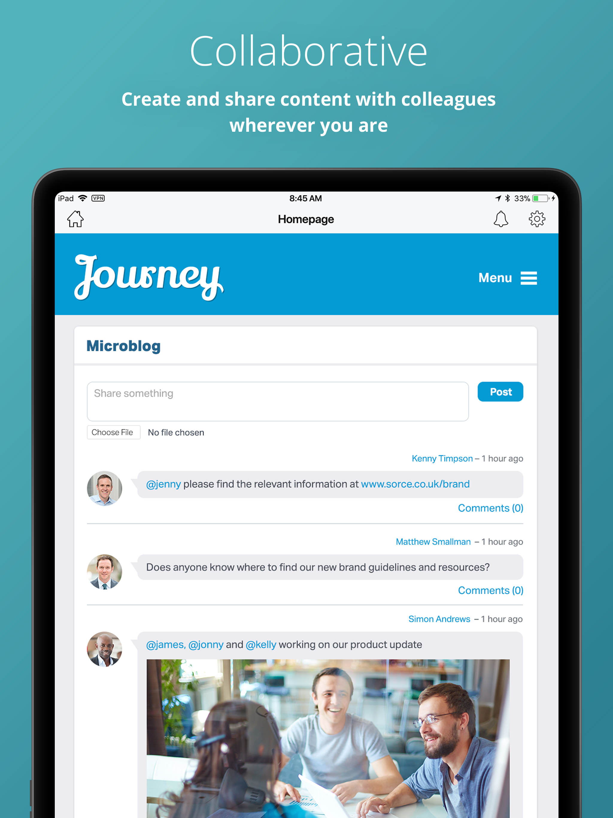 Engage Intranet screenshot 7