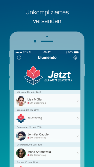 blumendo - Blumen verschicken Screenshot