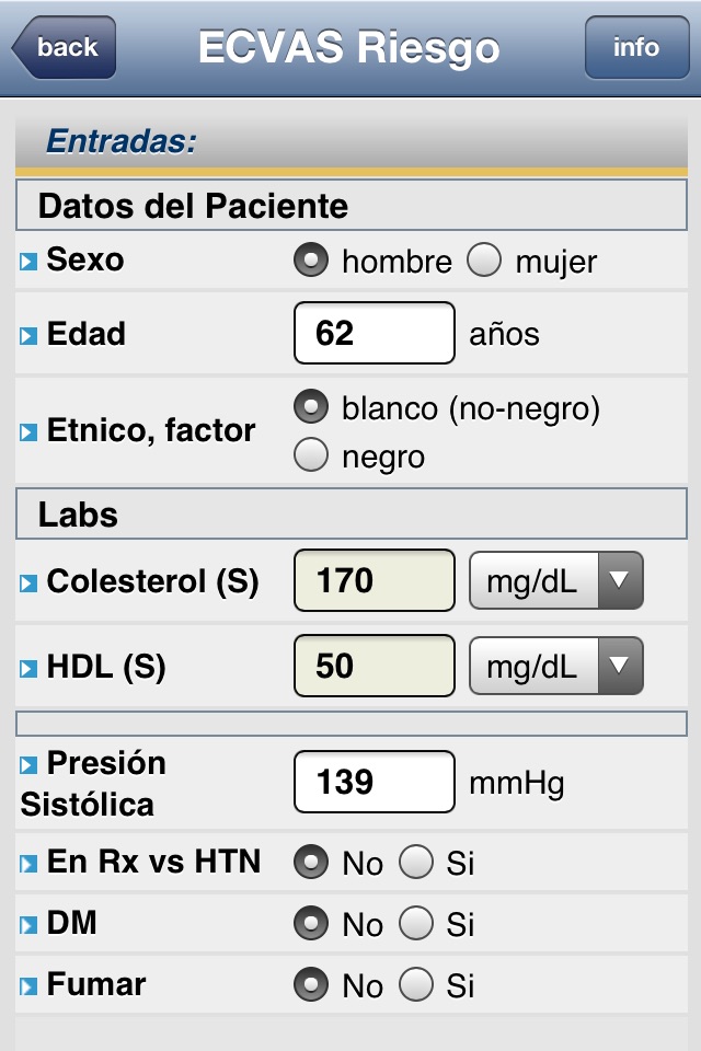 ASCVD Risk screenshot 2