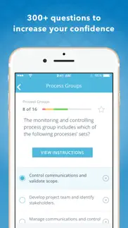 pmp certification mastery iphone screenshot 2