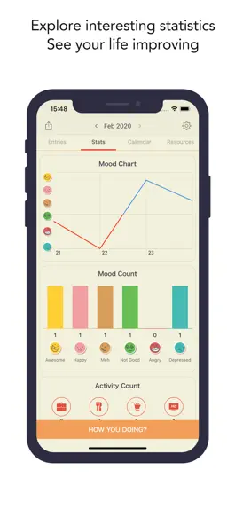 Game screenshot Emoly - Personal Mood Tracker hack