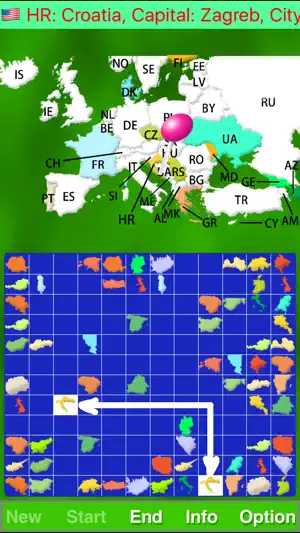 Map Solitaire Europe by SZY screenshot 2
