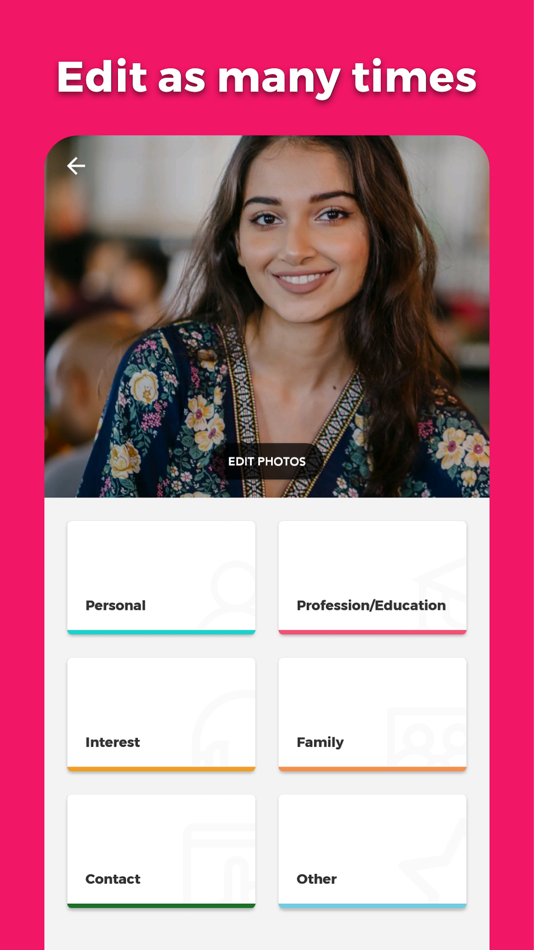 #5. Firstep Marriage Biodata Maker (iOS) Által: Manas Lodhavia