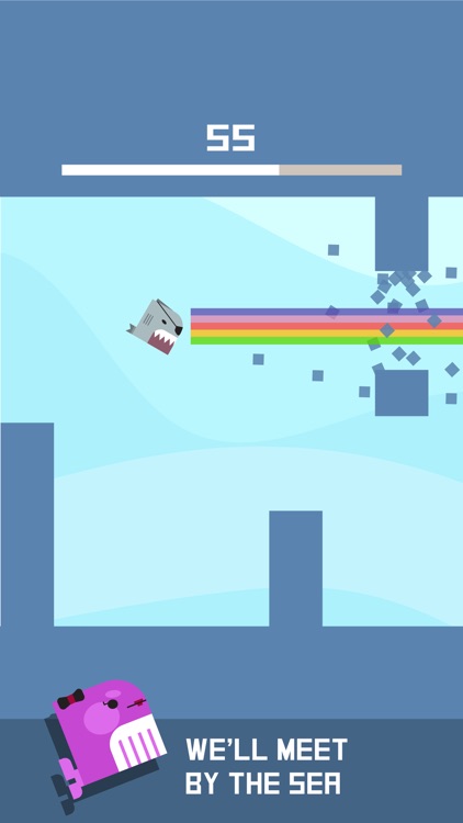 Square Bird Watch - Block Jump screenshot-3
