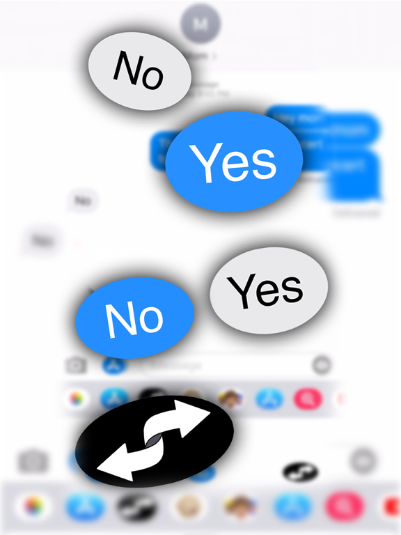 Screenshot #4 pour Yes No Reverse Stickers