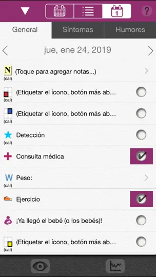 Captura de pantalla de IPregnant Lite en iPhone 6