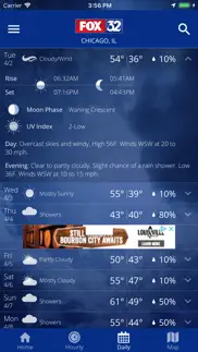 fox 32: chicago local weather iphone screenshot 4