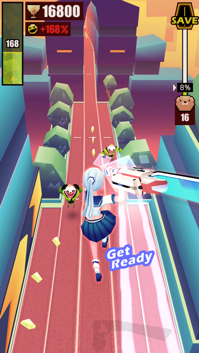 Slash & Girl - Endless Run screenshot 4