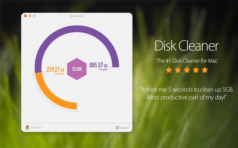 Disk Cleaner - Free HD Space - 1.6 - (macOS)