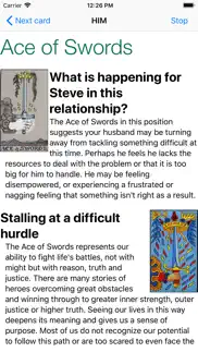 tarot lite iphone screenshot 2