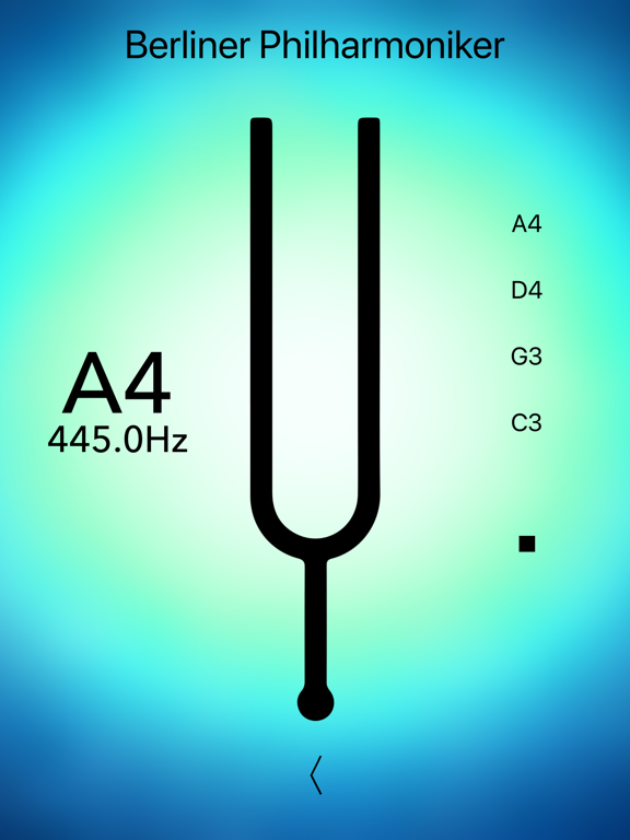 Viola Tuner Professional iPad screenshot