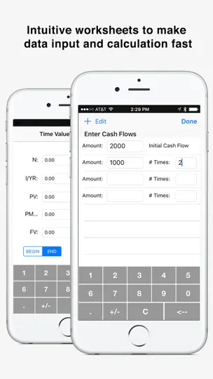 Скриншот 10bii+ Financial Calculator на iPhone 2