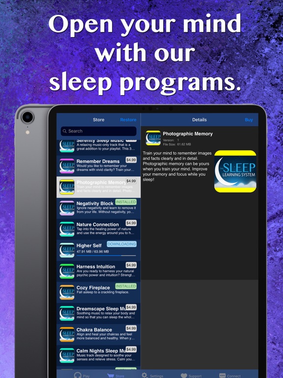 Spirit Guide Sleep Meditation iPad screenshot 4 - Health & Fitness app